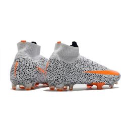 Zapatos Nike Mercurial Superfly 7 CR7 Elite DF FG -Negro Blanco Naranja_5.jpg